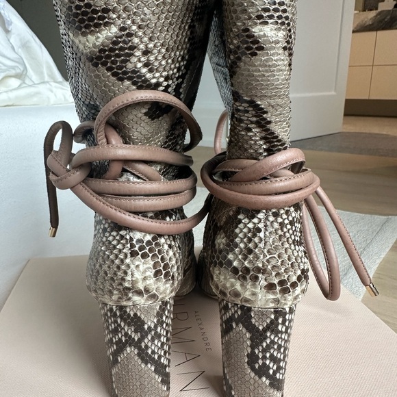 Alexandre Birman Python Boot - Picture 3 of 8